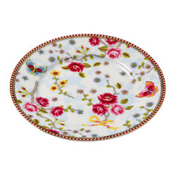 PiP Studio Chinese Blossom Dinner Plate, Dia.26.5cm